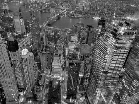 Download An Engaging Black and White Cityscape Wallpaper | Wallpapers.com