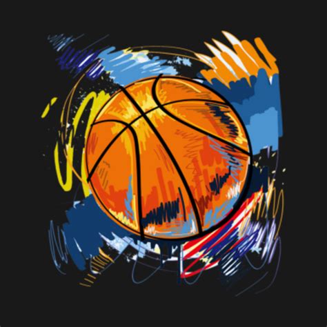 Basketball Graffiti - Basketball - T-Shirt | TeePublic