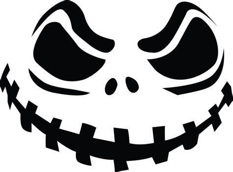 Nightmare Before Christmas: Jack Skellington (Pumpkin Stencil - Pumpkin ...