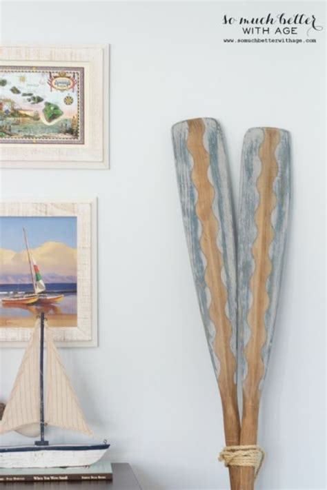 Painted Boat Oars | Painted boat oars, Nautical crafts, Boat oars