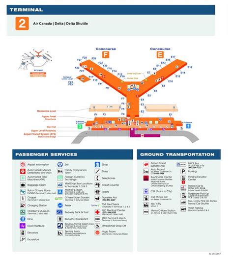 O Hare Airport(ORD) Terminal Maps, Shops, Restaurants, Food Court 2021