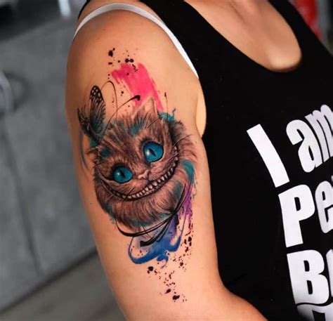 Cool Cheshire Cat Tattoo Ideas and Designs