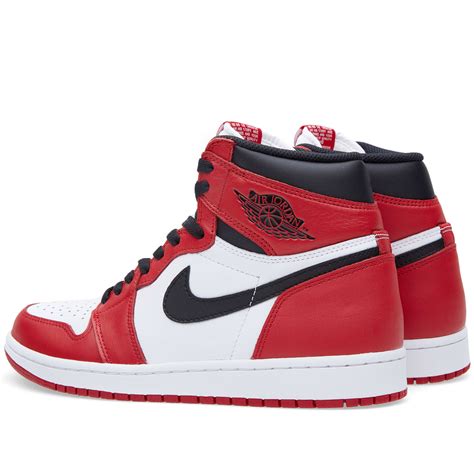 Nike Air Jordan 1 Retro High OG 'Varsity Red' White, Black & Varsity ...