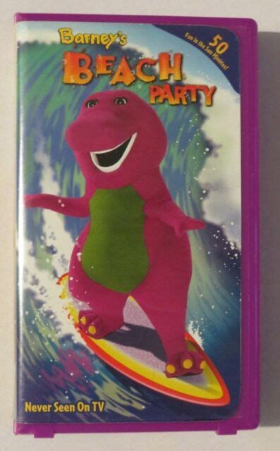 Barney Beach Party Vhs Youtube