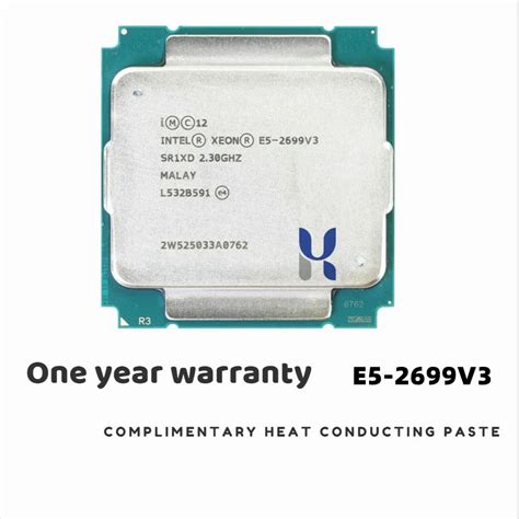 E5-2699 V3 Original Intel Xeon E5-2699V3 E5 2699 V3 2.30GHz 45M 18 ...