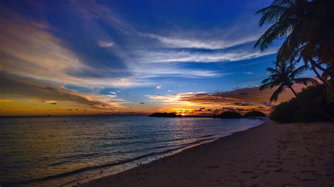 2048x1152 Beach Tree Sea Clouds 4k Wallpaper,2048x1152 Resolution HD 4k ...