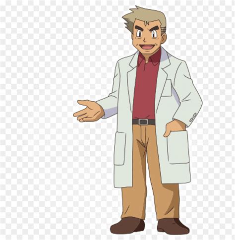 Being Charismatic And Popular Professor Oak Often - Okido Pokemo PNG ...