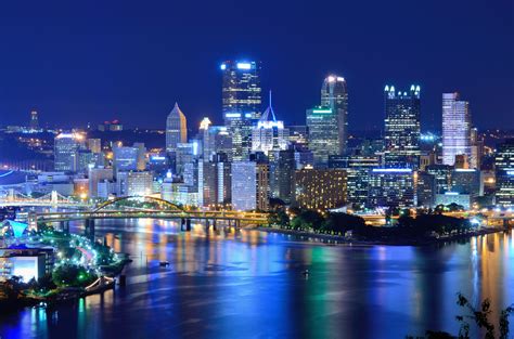 Pittsburgh Skyline Wallpapers - Top Free Pittsburgh Skyline Backgrounds ...