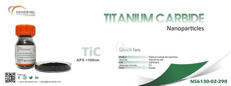 Titanium Carbide Nanoparticles High Purity Less Price