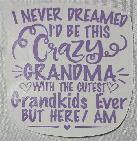 Grandma Decal Graphics Car Decal Sticker - Etsy