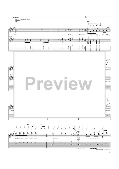 You May Be Right" Sheet Music by Billy Joel for Guitar Tab - Sheet ...