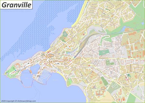 Granville Maps | France | Maps of Granville