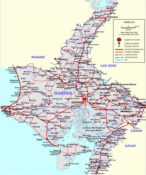 Mapa de Guayaquil