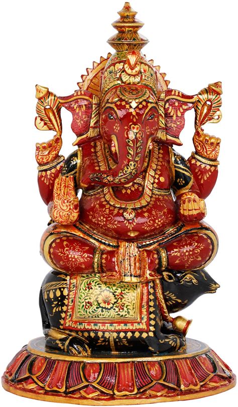 Ganesha Seated on His Vahana Rat