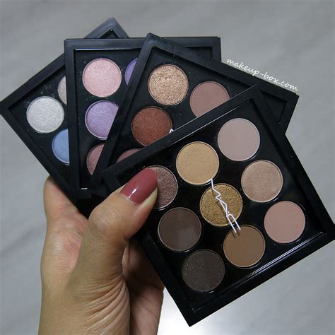 The Makeup Box: MAC Eyeshadow Times Nine Palette Swatches