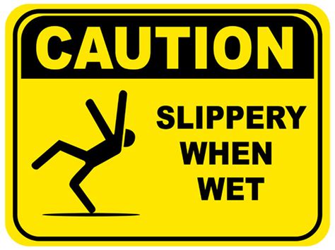 slippery when wet signs clipart 10 free Cliparts | Download images on ...