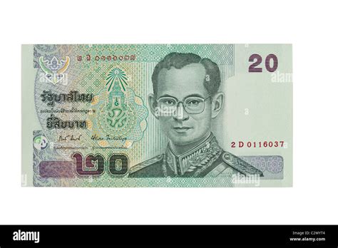 Thai 20 Baht Rare Collectible Old Banknote King Rama Printed Thomas De ...