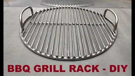 HEAVY DUTY ROUND BBQ GRILL RACK - DIY - YouTube