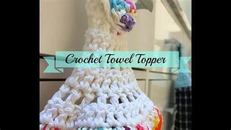 Easy Crochet Towel Topper - YouTube | Crochet kitchen towels, Crochet ...