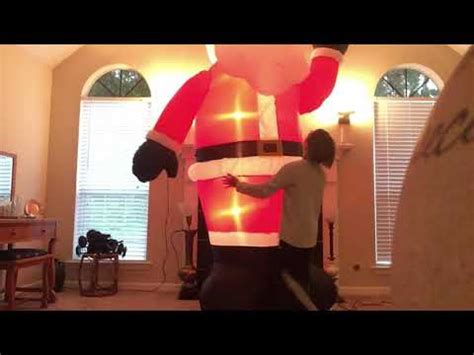 10 ft Santa inflatable unboxing - YouTube