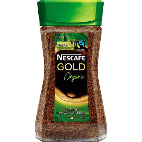 Nescafe Gold Organic Premium Instant Coffee 100g | Woolworths