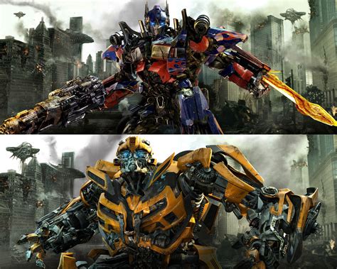 Optimus Prime And Bumblebee Fight - 1280x1024 Wallpaper - teahub.io