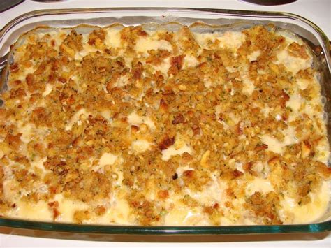 cooked chicken stove top stuffing casserole