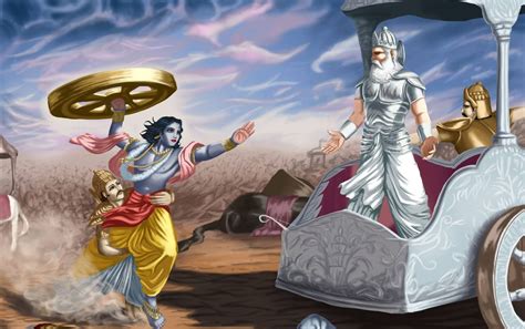 Did Shri Krishna break his vow ? শ্রীকৃষ্ণ কি কুরুক্ষেত্রে প্রতিশ্রুতি ...