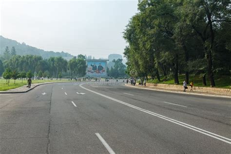 Street in Pyongyang. North Korea Editorial Stock Photo - Image of ...