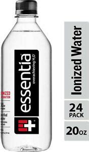 Essentia Ionized Alkaline 9.5 pH Bottled Water 24 PACK 20 OZ Bottles | eBay