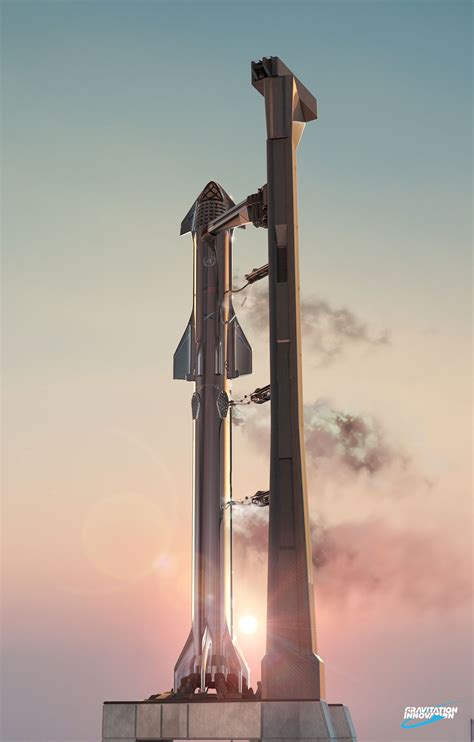 SpaceX Starship on launch pad by Gravitation Innovation | Spacex ...