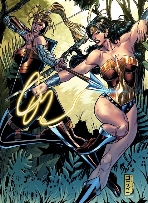 [Artwork] Wonder Woman vs Artemis by alwayspressy : r/DCcomics