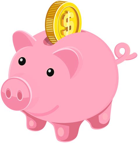 Piggy bank png clip art image – Artofit