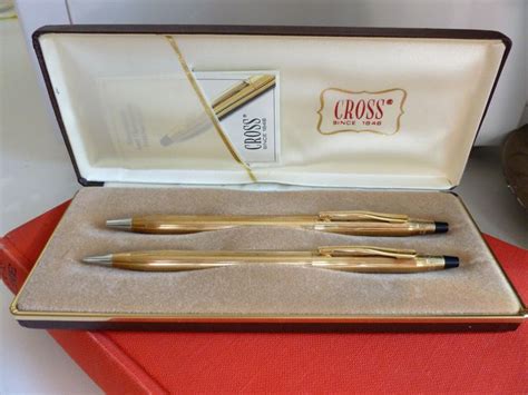 10 k gold filled Vintage Cross Pen and Pencil Set