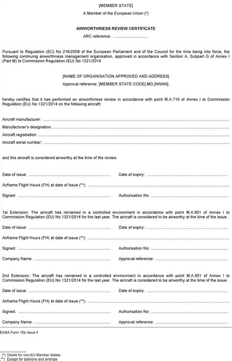 Airworthiness Review Certificate - What you need to know