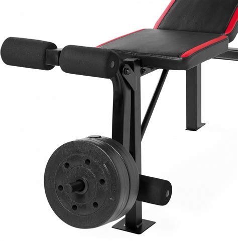 Weight Bench with Bar and Weights 100 lb