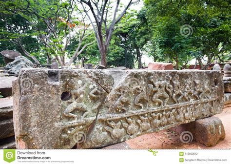 Phimai historical park stock photo. Image of khmer, background - 115802642