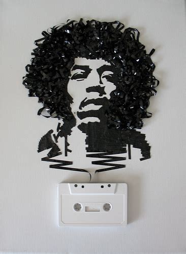 Amazing art made with old audio cassette tapes - Audio and Sound