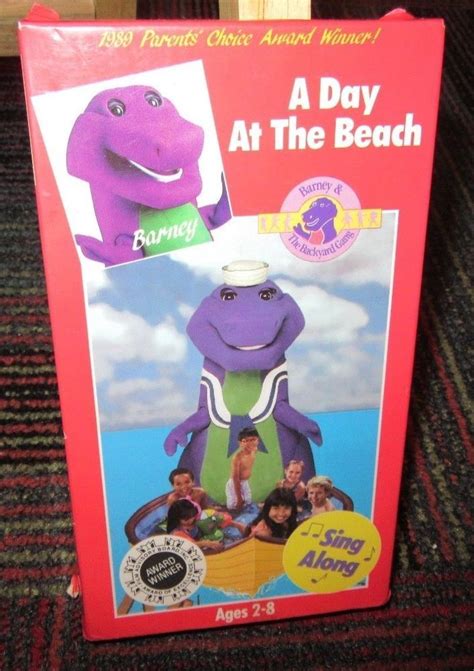 Barney - A Day at the Beach (VHS, 1989) for sale online | eBay | Barney ...