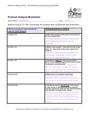 Navigating Modernism Prufrock Analysis Worksheet - Introduction to ...