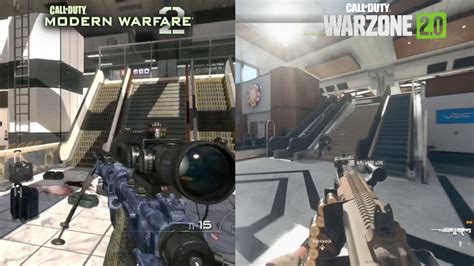 Warzone 2.0 VS Mw2 Terminal Map comparison - YouTube