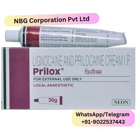 Lignocaine and Prilocaine Cream IP, 30 Gram at Rs 789/tube in Nagpur ...