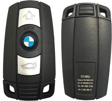 Buy Replacement Keyless Entry Key Fob Case Cover fit for BMW 1 3 5 ...