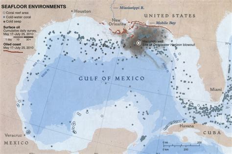 GIS Research and Map Collection: Map of Gulf of Mexico Oil Spill ...