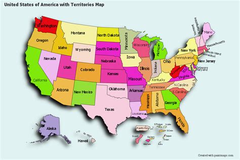 Explore the Interactive Map of the United States with Territories