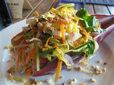 like banana flower salad? follow mandolinslicerworld #vegan # ...