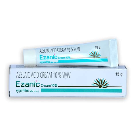 Azelaic Acid 10% cream Ezanic 15g - skin care glows