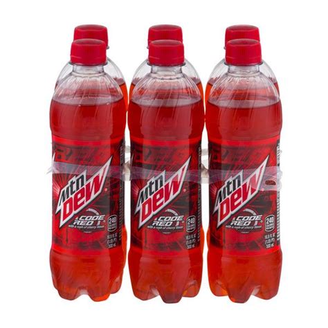 Mountain Dew Code Red 6 Pack | Hy-Vee Aisles Online Grocery Shopping