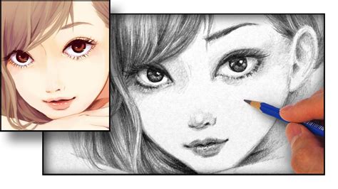 How to Draw an Anime Face - YouTube