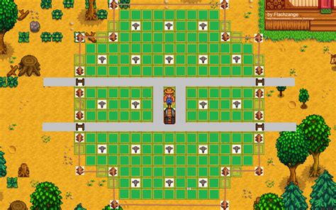 Sprinkler Layout Stardew Valley